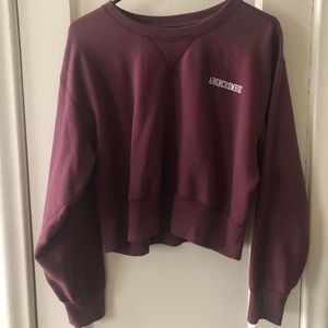 Abercrombie and Fitch Cropped Crewneck